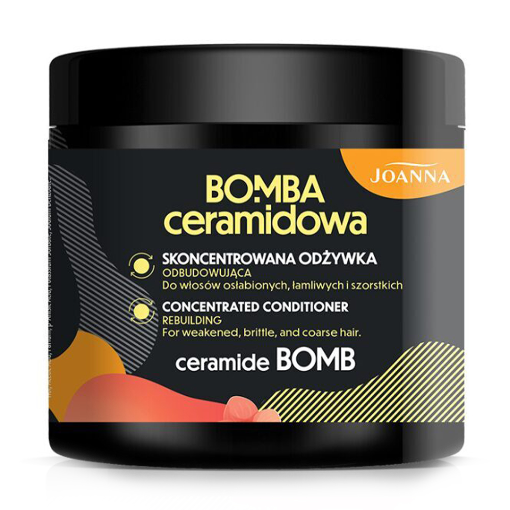 Відновлювальний кондиціонер Joanna Ceramide Bomb Rebuilding Concentrated Conditioner для ослабленого, ламкого та жорсткого волосся, 500 г
